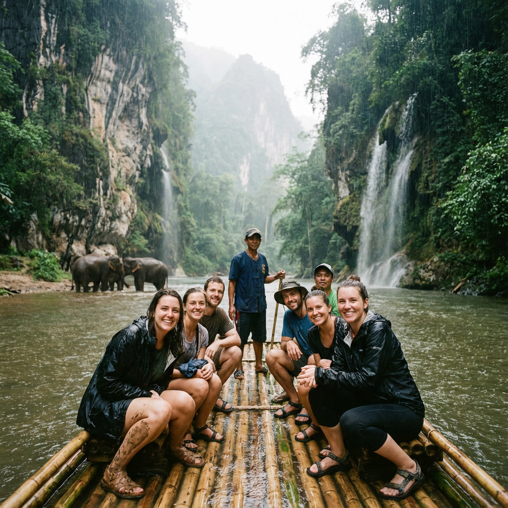 Activity in the Thai nature surrounding the resort
